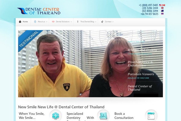 dentalimplantsthailand.org site used Medica Parent