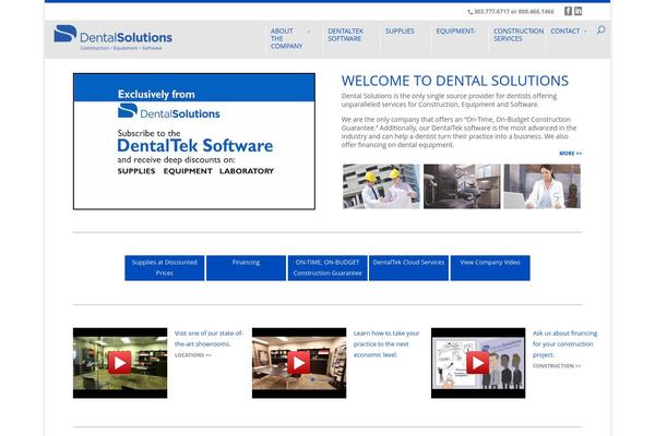 dentalsolutionsllc.com site used Divi-child-dental-solutions