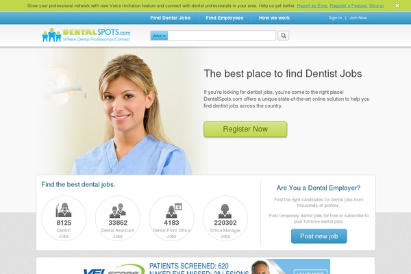 dentalspots.com site used Dental