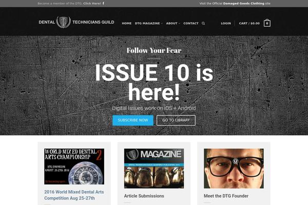 WordPress website example screenshot