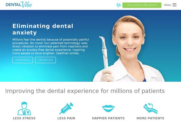 dentalvibe.com site used Clean-theme