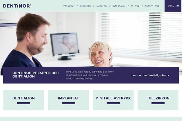 dentinor.no site used Dentinor