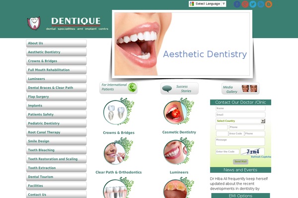 dentique.in site used Dentique
