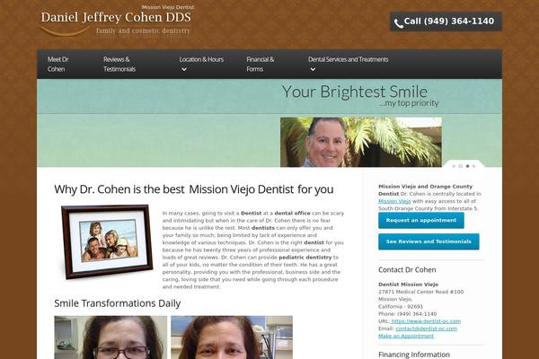 dentist-oc.com site used Drcohen