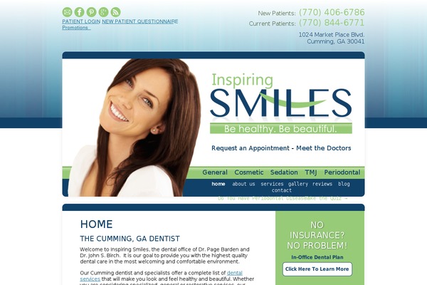 dentistincumming.co site used Dentistincummingco