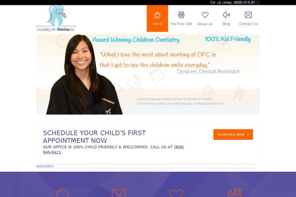 dentistryforchildrenhawaii.com site used Fable