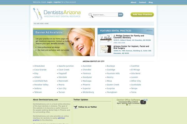 dentistsarizona.com site used Classifieds