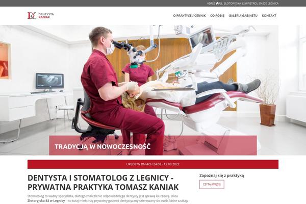 dentystakaniak.pl site used Dentysta-kaniak