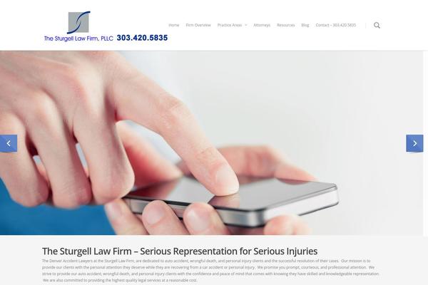 Salient theme site design template sample