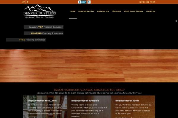 WordPress website example screenshot