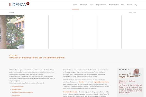 Enfold theme site design template sample