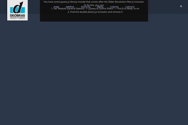 deobras.com.br site used Deobras