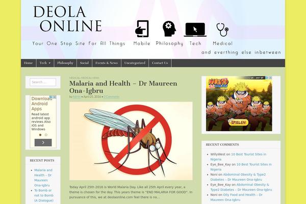 Magazine Basic theme site design template sample