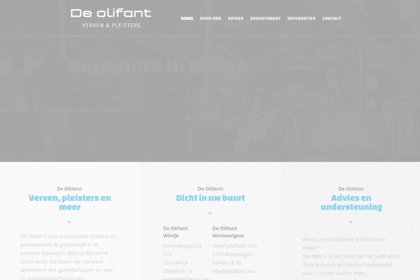 Salient theme site design template sample