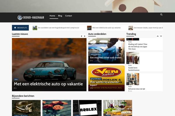 Covermag theme site design template sample