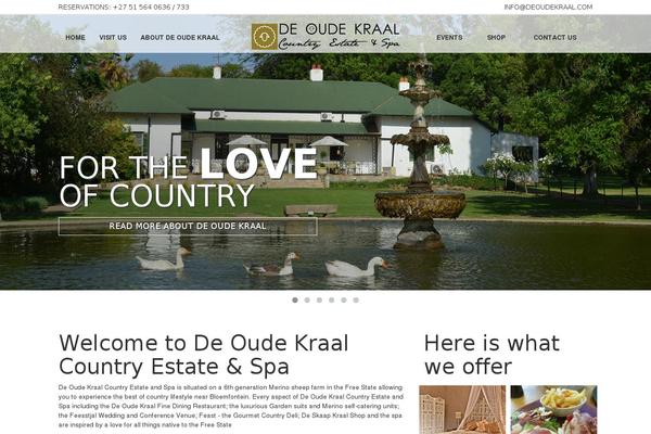 deoudekraal.com site used Deoudekraal