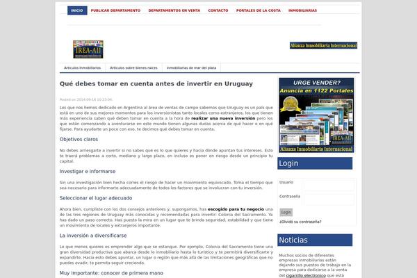 departamentos-mar-del-plata.com site used Gazette