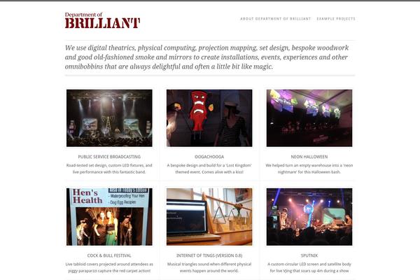 WordPress website example screenshot