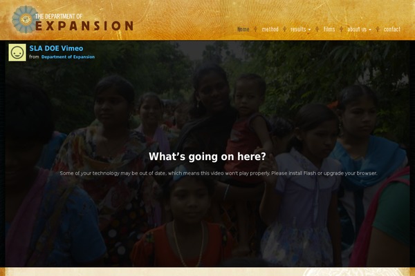 departmentofexpansion.com site used Expansion