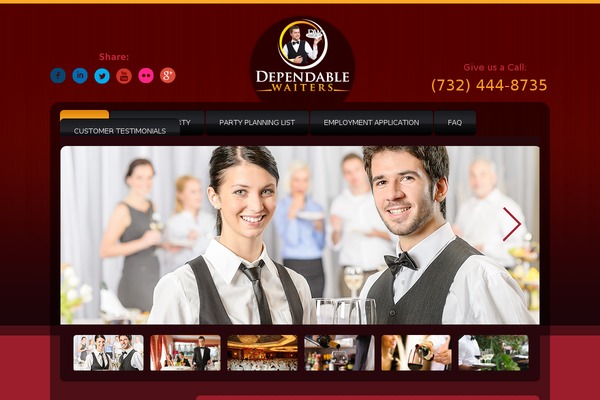 dependablewaiters.com site used Dependable