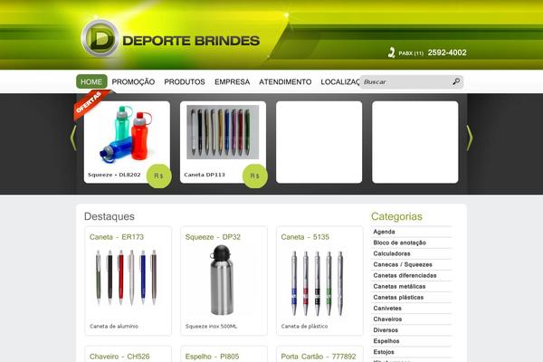 deporte.com.br site used Deportev2