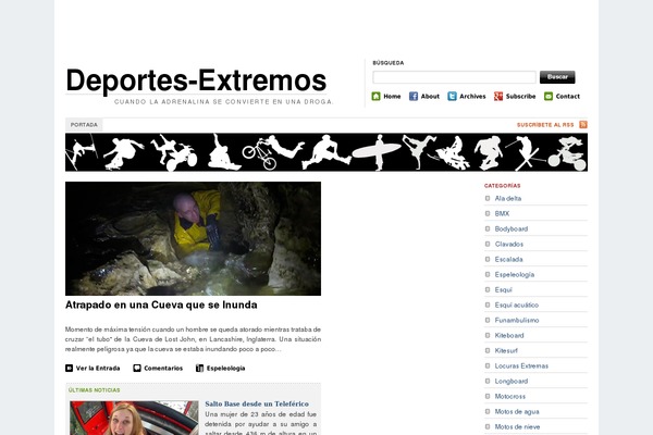 deportes-extremos.net site used Blogpaper