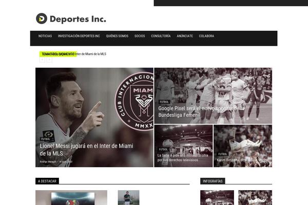 Newspaper theme site design template sample
