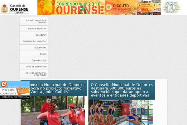 deportesourense.com site used Aire