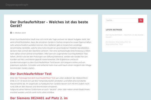 deppenapostroph.de site used Soledad-theme