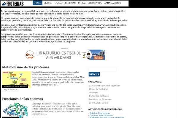 WordPress website example screenshot