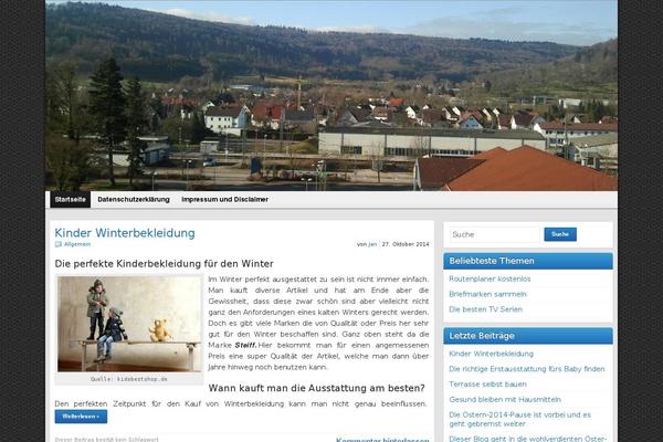 Graphene theme site design template sample