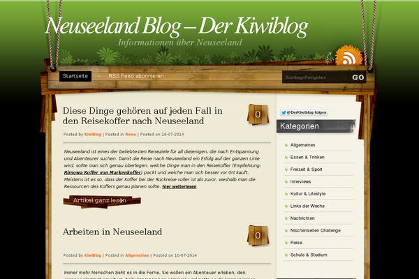 der-kiwiblog.de site used Hanging