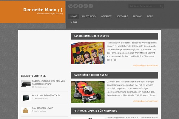 der-nette-mann.org site used Thunderstruck
