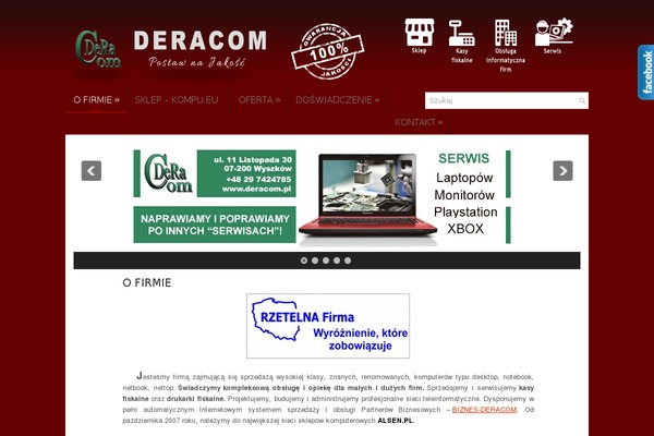 deracom.pl site used Hostingwp