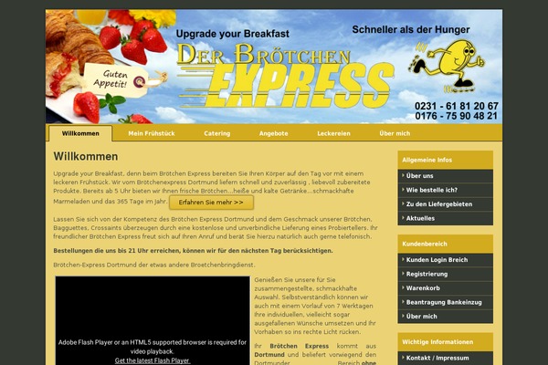 derbroetchenexpress.de site used Broetchenexpress2014