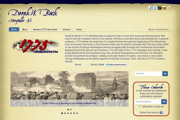 WordPress website example screenshot