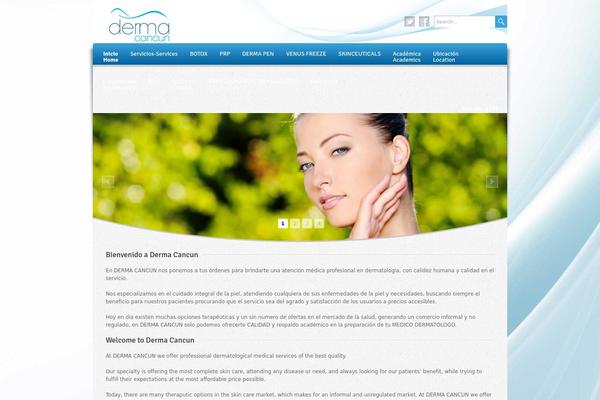 Wellness theme site design template sample