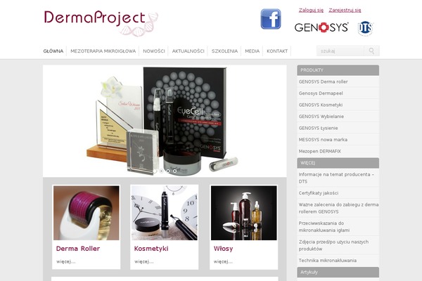 dermaproject.pl site used Etherna