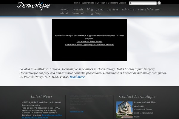 WordPress website example screenshot