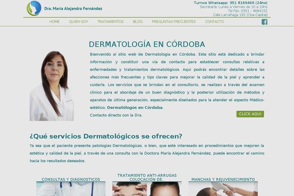 dermatologiaencordoba.com site used Deccustomtheme