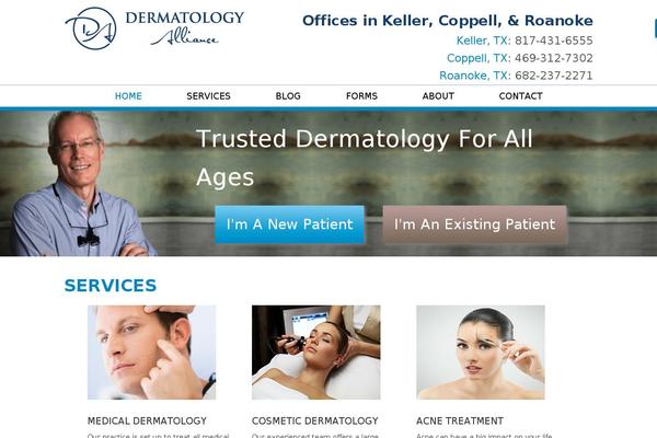 dermatologyalliancekeller.com site used Dermatology