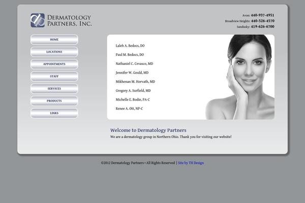 dermatologypartners.com site used Dptheme