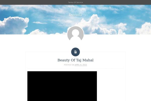 Mahal theme site design template sample