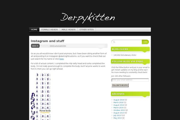 WordPress website example screenshot