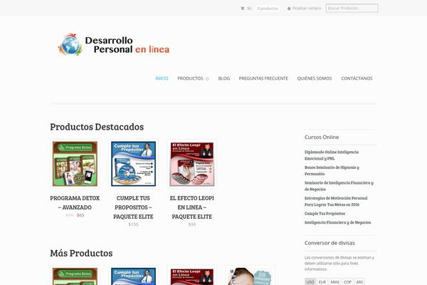 WordPress website example screenshot