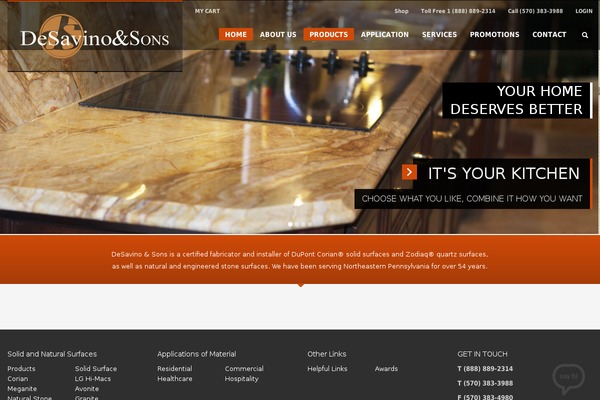 WordPress website example screenshot