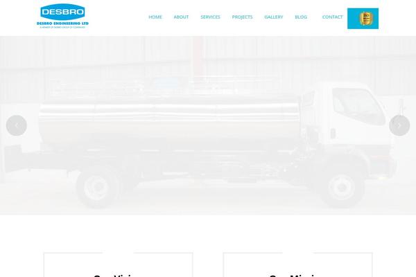 Manufacturing theme site design template sample