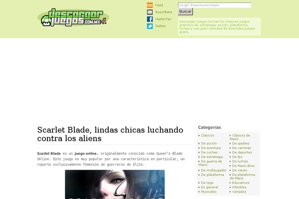 descargarjuegos.com.mx site used Blogsbeta V2