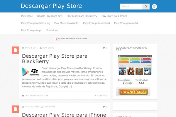 descargarplaystoregratis.es site used Play-store