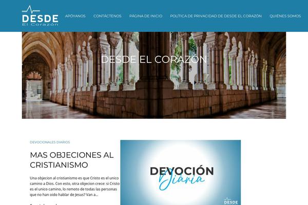 WordPress website example screenshot